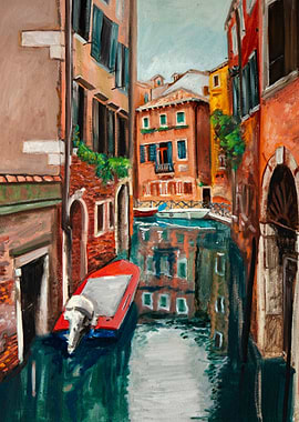 Gondolas in Venice