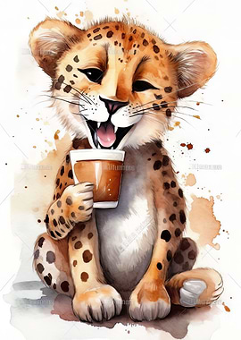Cheetah at Coffee Time