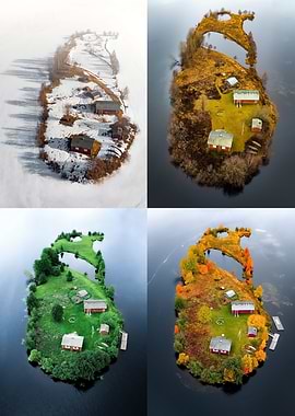 Kotisaari 4 seasons island