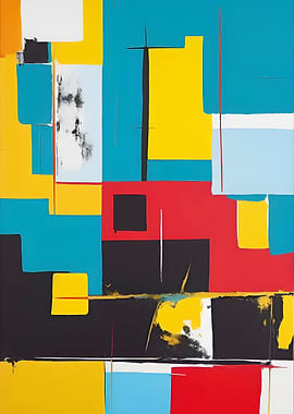 Abstract Bauhaus Painting