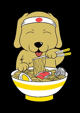 Golden Retriever Ramen