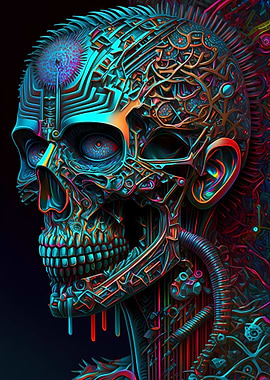 Psychedelic Skull