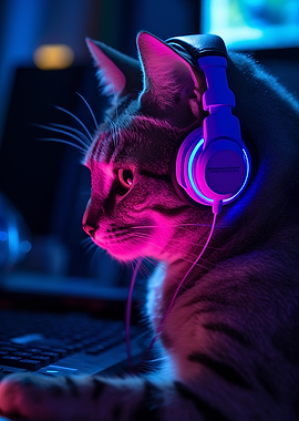 Gaming Cat