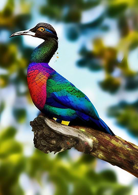 A Himalayan Monal bird