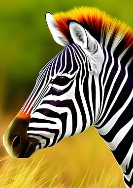 Zebra art