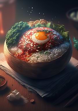 bibimbap korean food