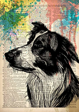 Shepherd DOG ILLUSTRATION