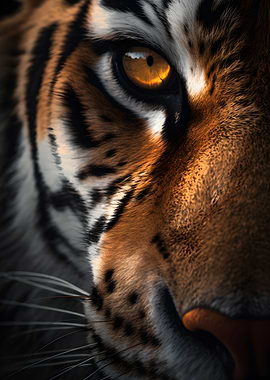 Intense Eye of the Tiger