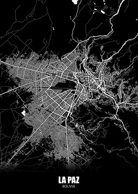 La Paz Bolivia Map