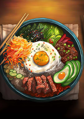 bibimbap korean food