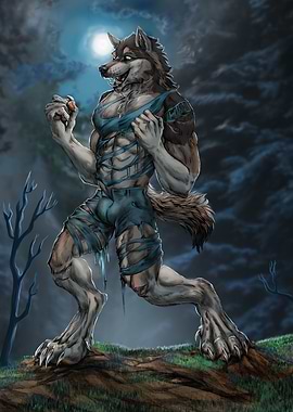 Happy werewolf