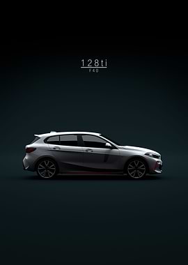 2021 BMW 128ti White