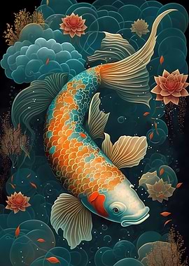 Koi Fish Unreal