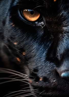 Majestic Black Panther Eye