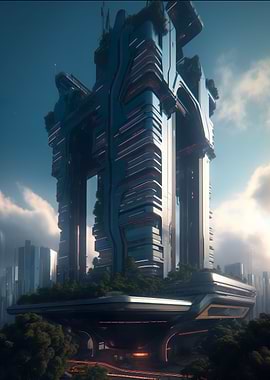 Modern Skyscrapers City