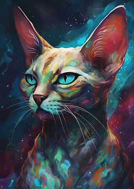 Sphynx Cat Fantasy world