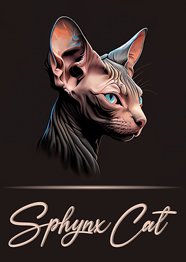 Sphynx Cat Portrait