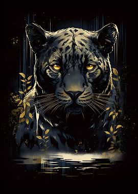 Vintage leopard poster 2