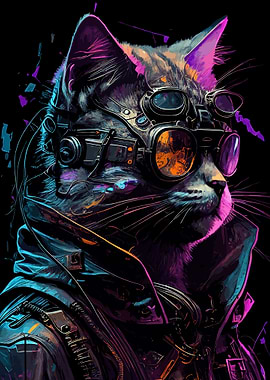 Cyberpunk Human Cats