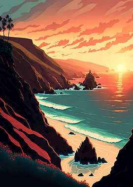 Rolling Coastal hill