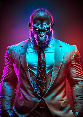 CEO Gorilla in Suit