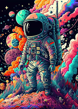 Astronaut in space