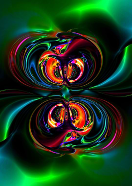 Colorful Abstract 3D Art