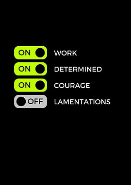 courage and determination