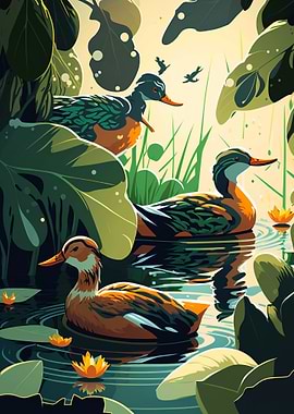 Midle of Water Leaves