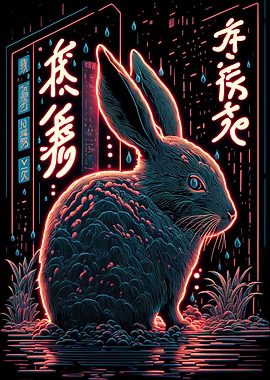Rabbit neon
