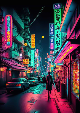 Tokyo neon City Japan