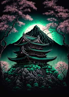 Cherry Blossom Japan Art