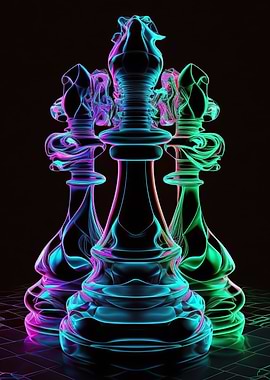 Chess neon