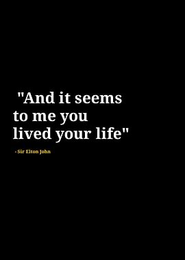 Elton John quotes