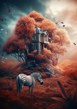 Surreal Zebra