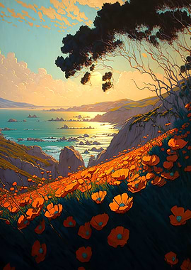 Rolling Coastal hill