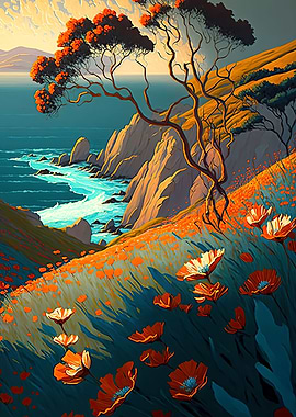 Rolling Coastal hill