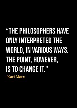 Karl Marx Quote
