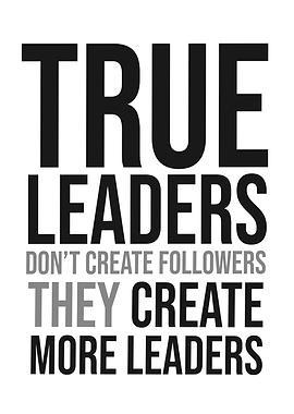 True leaders office quote