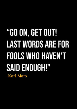 Karl Marx Quote