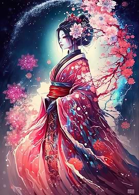 Moonlight geisha