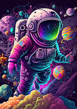 Astronaut in space