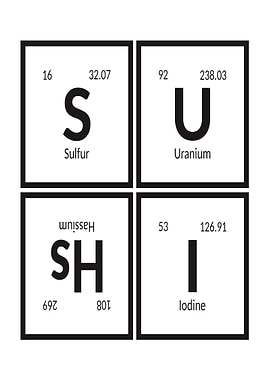 Sushi Periodic Table