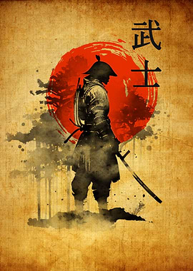 Japan Artwork Samurai