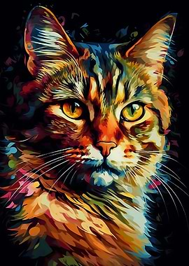 Colorful Cat