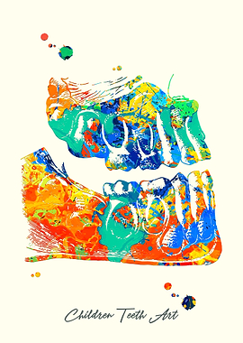 Children Teeth Art