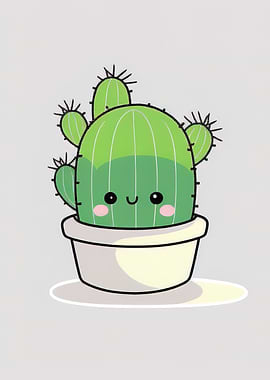 cute cactus kawaii