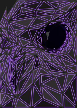 Owl Lowpoly Neon