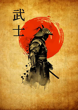 Japan Artwork Samurai