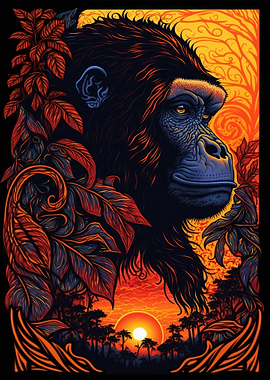 Gorilla Art Style 7